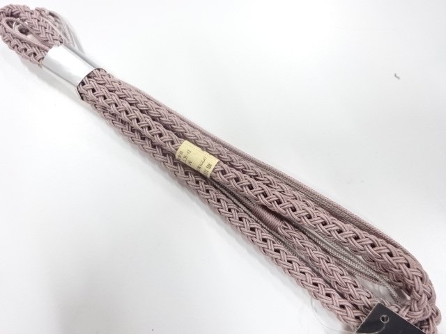 未使用品　正絹　夏手組帯締め